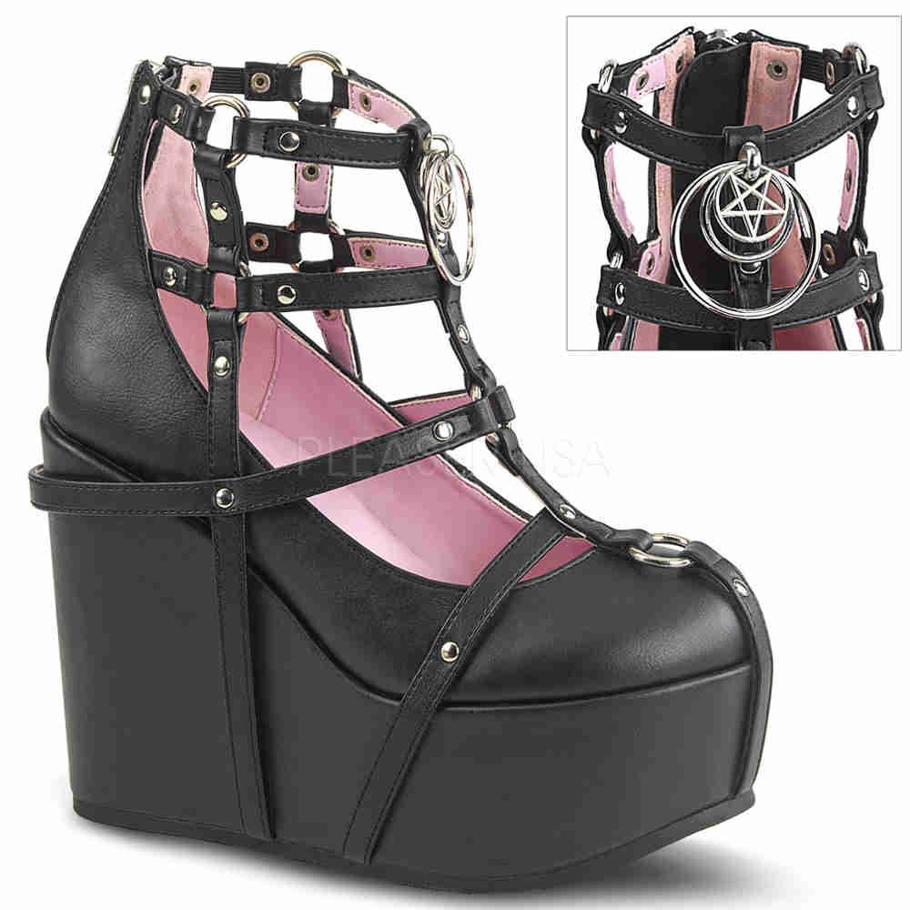 DemoniaCult - POISON251 Sleehakken - Zwart Product image